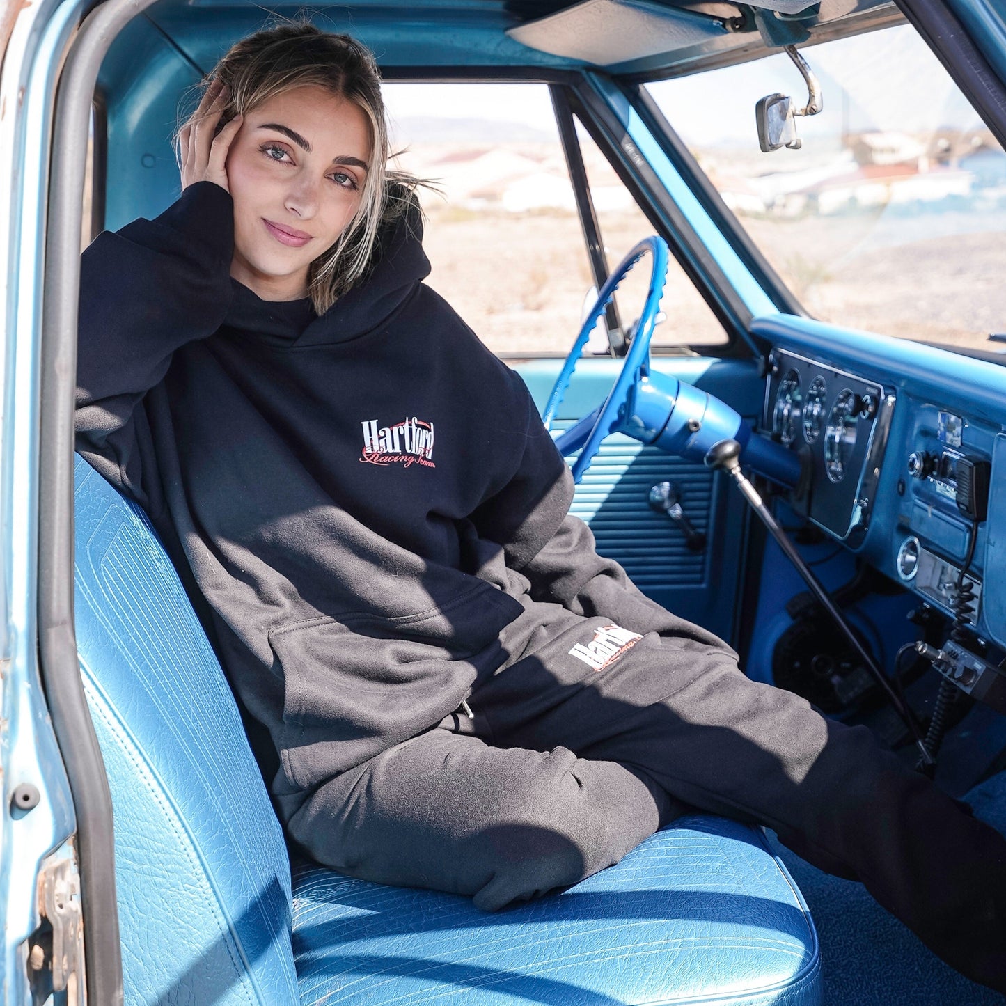 HARTFORD RACING | BLACK HOODIE