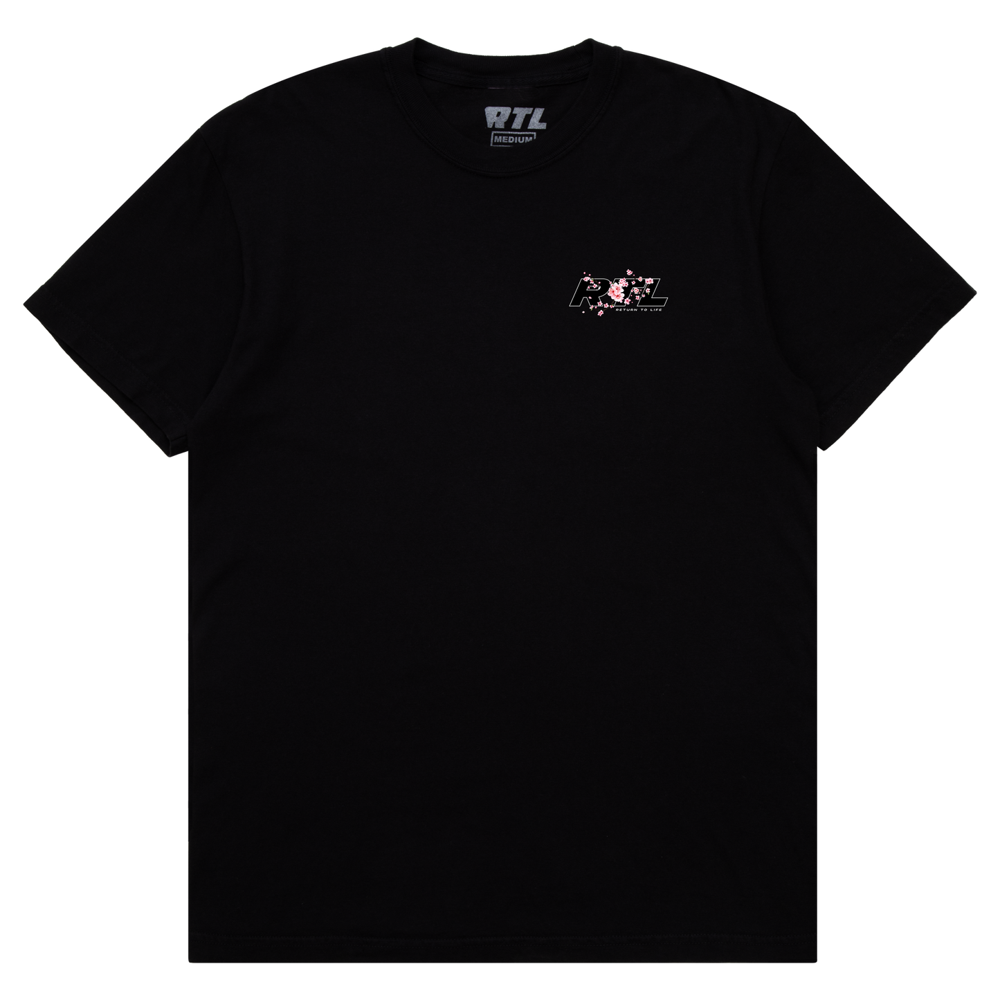 CHERRY BLOSSOM | BLACK TEE