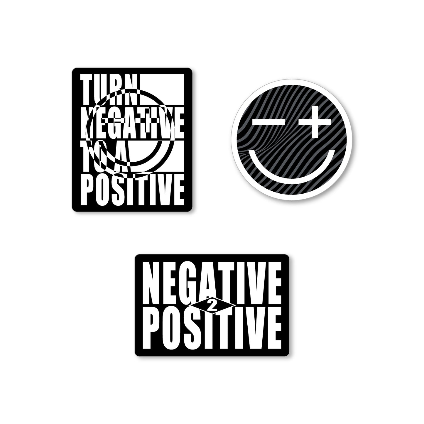 NEGATIVE TO POSITIVE | STICKER PACK (3)