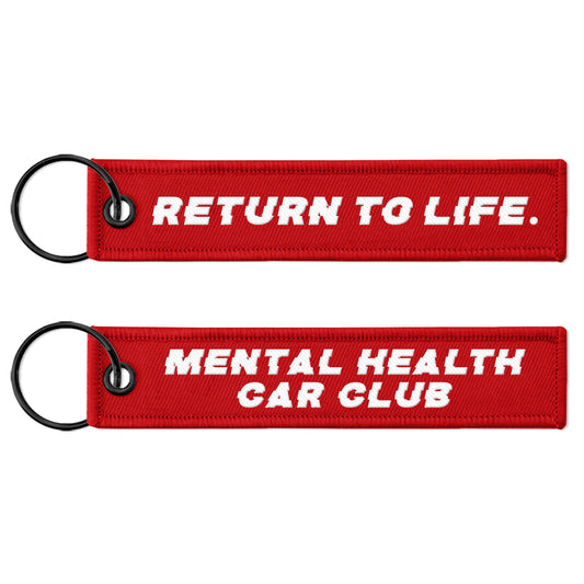 MENTAL HEALTH CAR CLUB | RED JET TAG