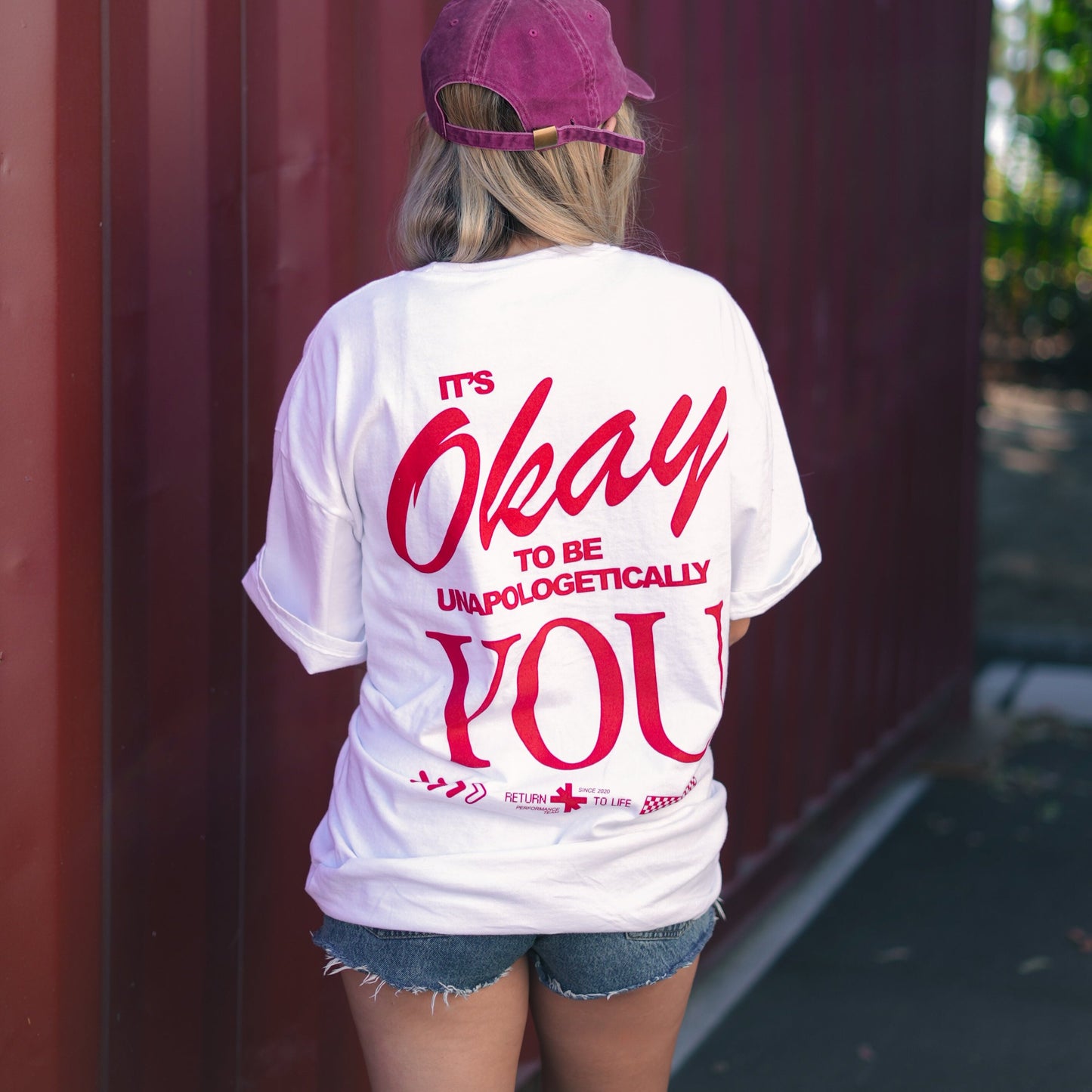 UNAPOLOGETICALLY YOU | WHITE TEE