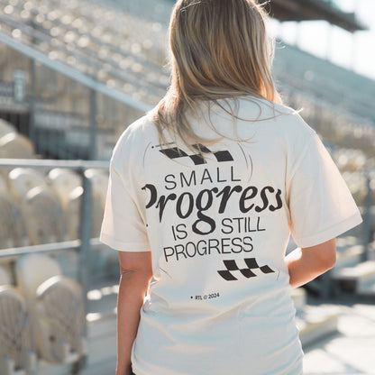SMALL PROGRESS | BONE TEE