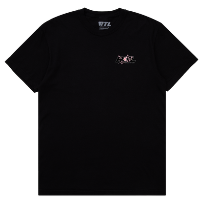 CHERRY BLOSSOM | BLACK TEE
