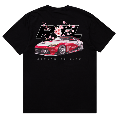 CHERRY BLOSSOM | BLACK TEE