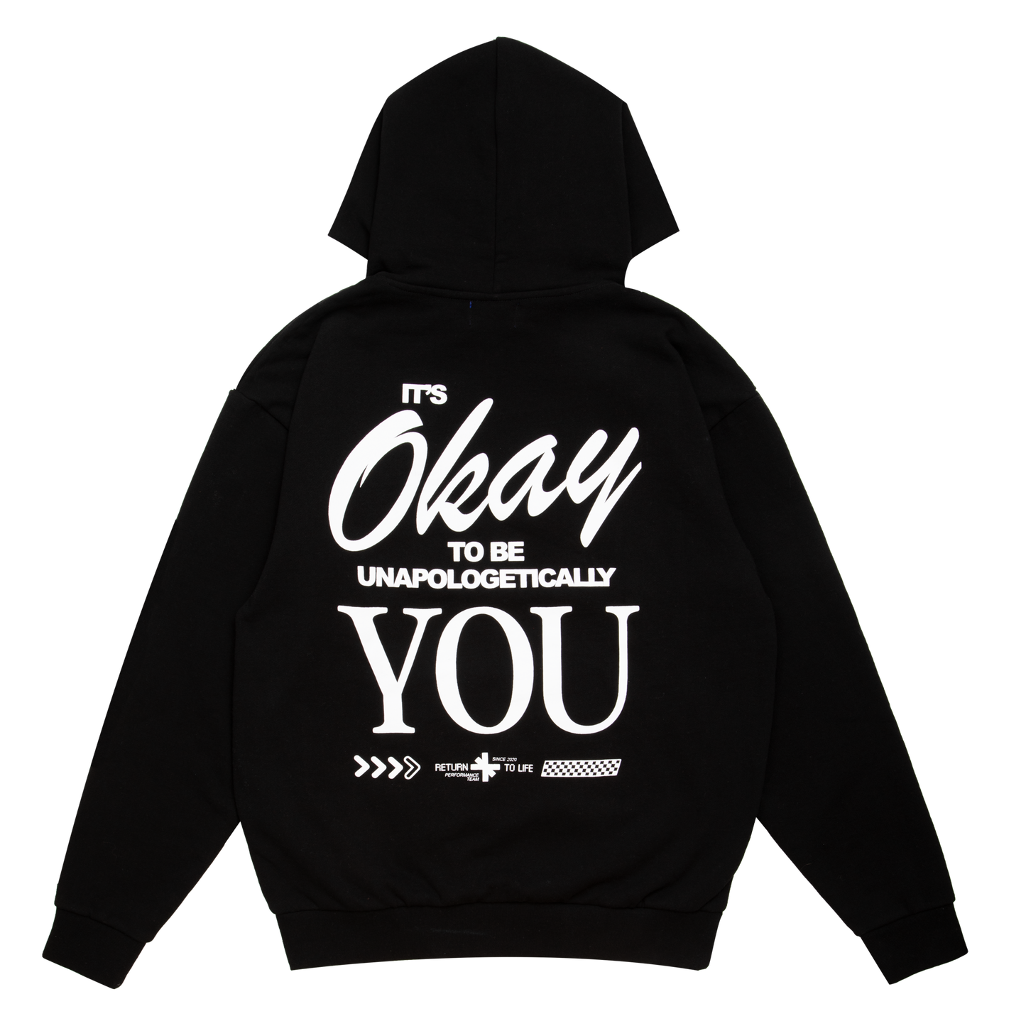 UNAPOLOGETICALLY YOU | BLACK HOODIE