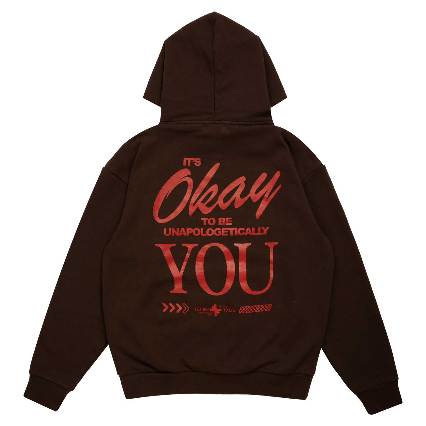 UNAPOLOGETICALLY YOU | BROWN HOODIE