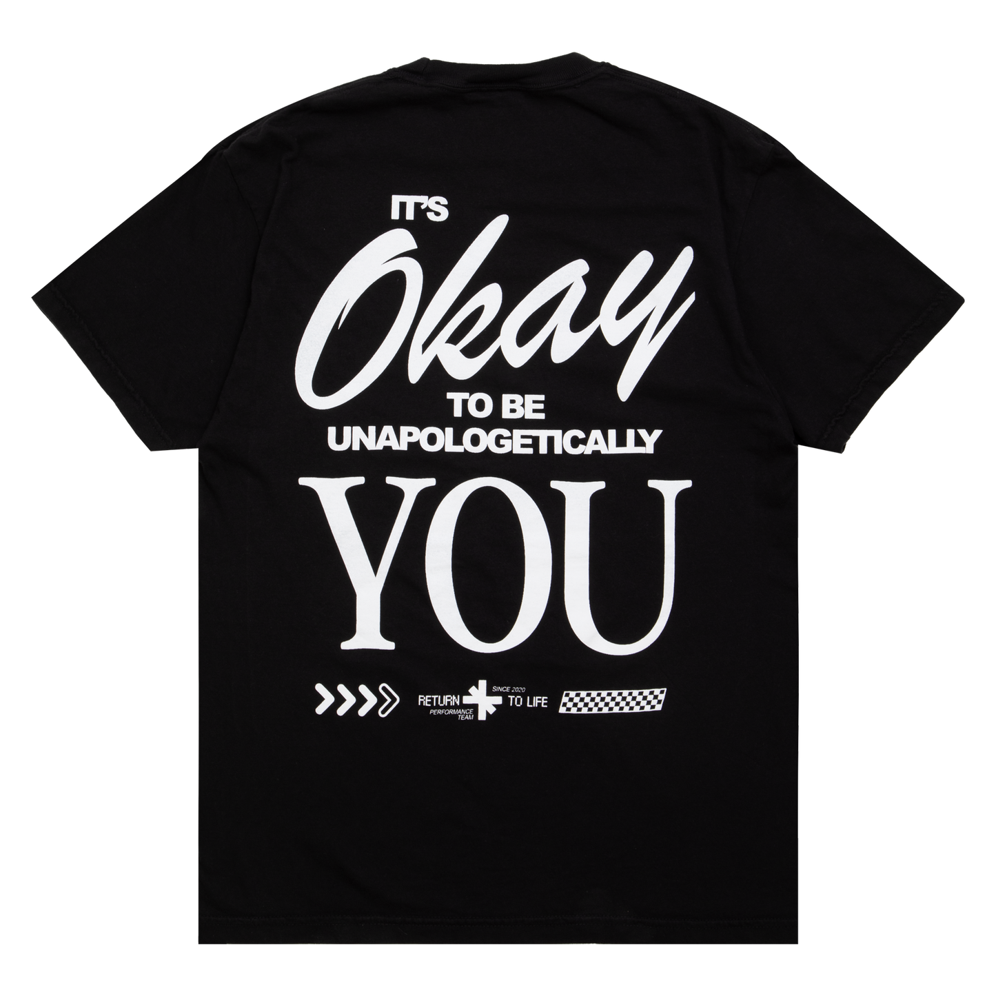 UNAPOLOGETICALLY YOU | BLACK TEE